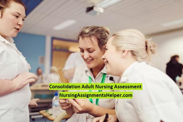 Consolidation Adult Nursing Assessment