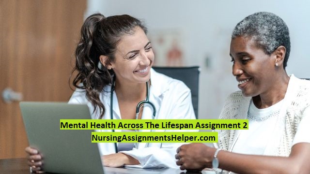 NUR2200 Mental Health Across Lifespan Assignment