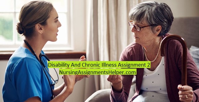 NRSG372 Disability And Chronic Illness
