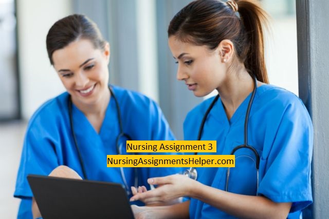 NUR341 Nursing Assignment 3
