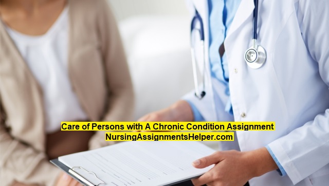 CPC105 Care of Persons with A Chronic Condition