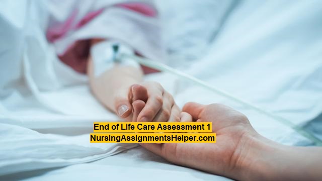 NUR272 End of Life Care Assessment 1