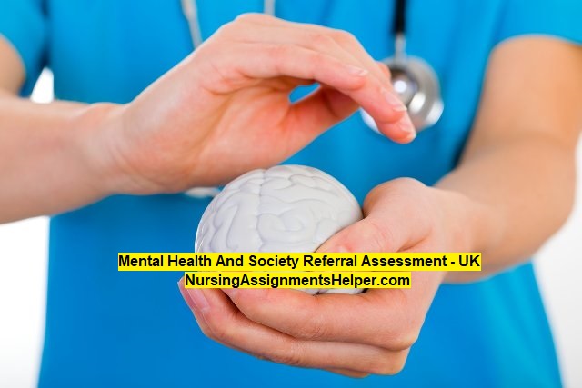 Mental Health And Society Referral