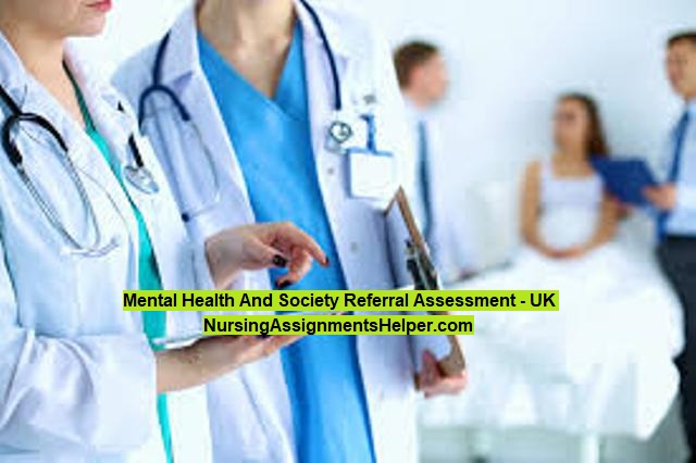 Mental Health And Society Referral